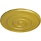 Ekena Millwork Dylar Ceiling Medallion (Fits Canopies up to 6 1/4"), Hand-Painted Rich Gold, 30"OD x 2 1/4"P CM30DYRGS - alternate 4